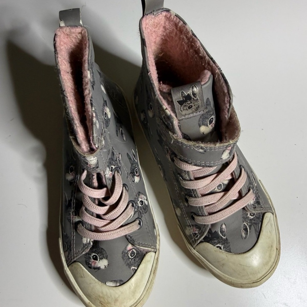 H&M Kids Sneakers with Gray and Pink Design